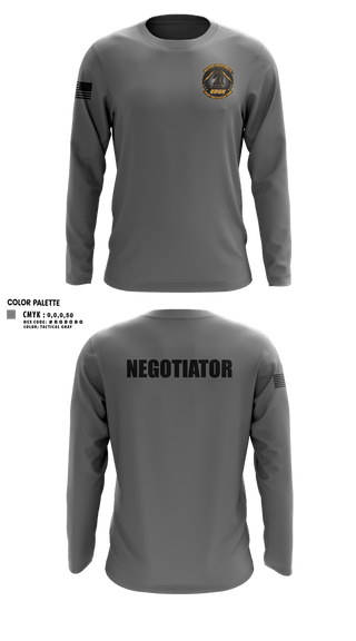 Long Sleeve Performance Shirt, EDGE SWAT, Police, Teamtime, Team time, sublimation, custom sports apparel, team uniforms, spirit wear, spiritwear, sports uniforms, custom shirts, team store, custom team store, fundraiser sports, apparel fundraiser