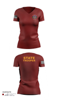Arkansas State Police Bomb Squad 82433204 Women's Short Sleeve V-neck Shirt - 22