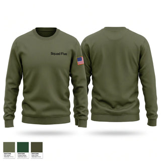Crew Neck Sweatshirt, Squad Five, Police, Teamtime, Team time, sublimation, custom sports apparel, team uniforms, spirit wear, spiritwear, sports uniforms, custom shirts, team store, custom team store, fundraiser sports, apparel fundraiser