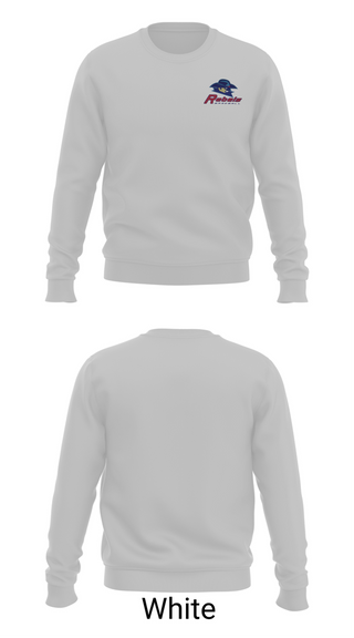 Crew Neck Sweatshirt, Rebels Baseball, Baseball, Teamtime, Team time, sublimation, custom sports apparel, team uniforms, spirit wear, spiritwear, sports uniforms, custom shirts, team store, custom team store, fundraiser sports, apparel fundraiser