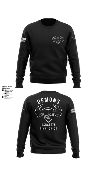 Crew Neck Sweatshirt, D-co 1-173 1st PLT, , Teamtime, Team time, sublimation, custom sports apparel, team uniforms, spirit wear, spiritwear, sports uniforms, custom shirts, team store, custom team store, fundraiser sports, apparel fundraiser