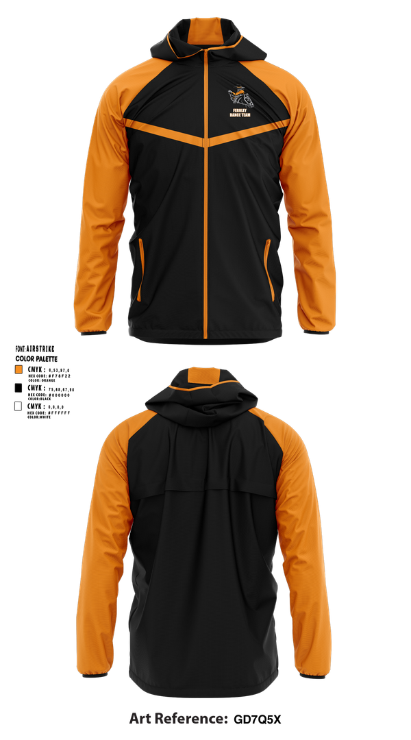 Windbreaker, Fernley Dance Team, Spirit Store, Teamtime, Team time, sublimation, custom sports apparel, team uniforms, spirit wear, spiritwear, sports uniforms, custom shirts, team store, custom team store, fundraiser sports, apparel fundraiser