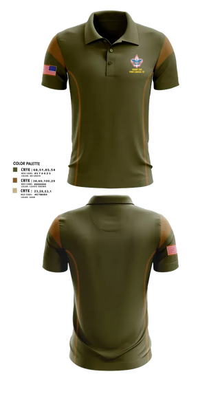 Short Sleeve Performance Polo, Scouts BSA, Spirit Store, Teamtime, Team time, sublimation, custom sports apparel, team uniforms, spirit wear, spiritwear, sports uniforms, custom shirts, team store, custom team store, fundraiser sports, apparel fundraiser