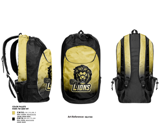 Gear Bag, Gt lions, , Teamtime, Team time, sublimation, custom sports apparel, team uniforms, spirit wear, spiritwear, sports uniforms, custom shirts, team store, custom team store, fundraiser sports, apparel fundraiser