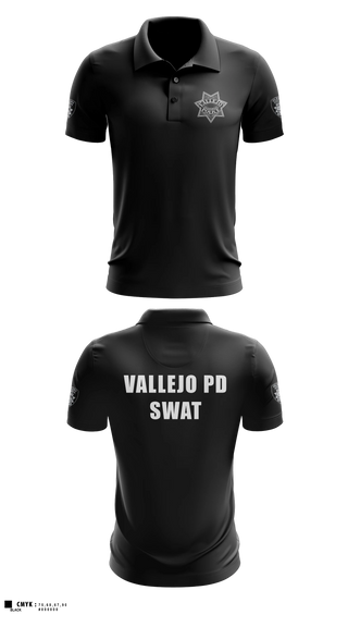 Short Sleeve Performance Polo, Vallejo PD SWAT, Police, Teamtime, Team time, sublimation, custom sports apparel, team uniforms, spirit wear, spiritwear, sports uniforms, custom shirts, team store, custom team store, fundraiser sports, apparel fundraiser
