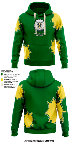 Hoodie, Seattle Eagles, Softball, Teamtime, Team time, sublimation, custom sports apparel, team uniforms, spirit wear, spiritwear, sports uniforms, custom shirts, team store, custom team store, fundraiser sports, apparel fundraiser