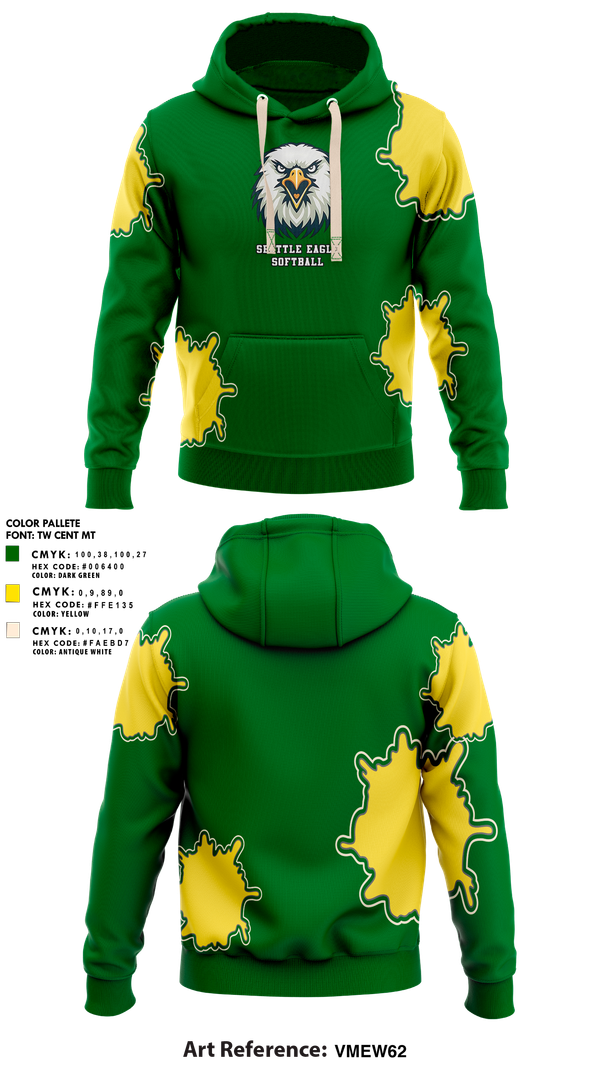 Hoodie, Seattle Eagles, Softball, Teamtime, Team time, sublimation, custom sports apparel, team uniforms, spirit wear, spiritwear, sports uniforms, custom shirts, team store, custom team store, fundraiser sports, apparel fundraiser