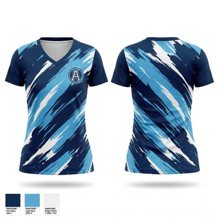 Womens Short Sleeve Vneck Shirt, TSA, , Teamtime, Team time, sublimation, custom sports apparel, team uniforms, spirit wear, spiritwear, sports uniforms, custom shirts, team store, custom team store, fundraiser sports, apparel fundraiser