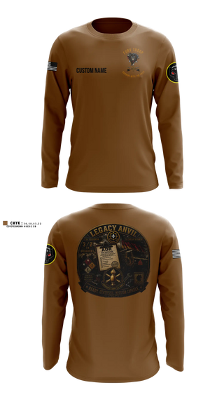 Long Sleeve Performance Shirt, Legacy 3/2 Fury Troop, Army, Teamtime, Team time, sublimation, custom sports apparel, team uniforms, spirit wear, spiritwear, sports uniforms, custom shirts, team store, custom team store, fundraiser sports, apparel fundraiser