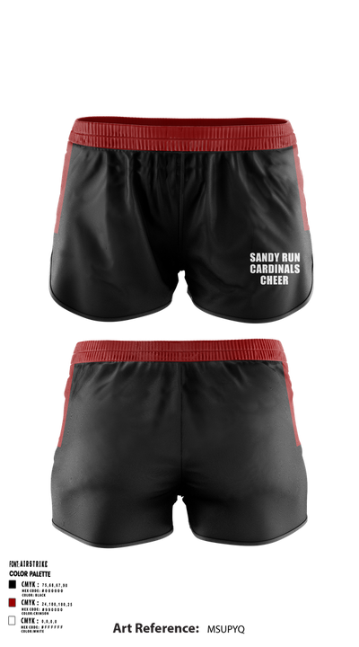 Sandy Run Cardinals 11223465 Women's Shorts - 1