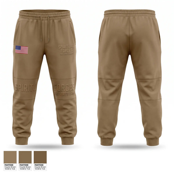 Sweatpants, Spiritual Forces The Lords Army, Police, Teamtime, Team time, sublimation, custom sports apparel, team uniforms, spirit wear, spiritwear, sports uniforms, custom shirts, team store, custom team store, fundraiser sports, apparel fundraiser