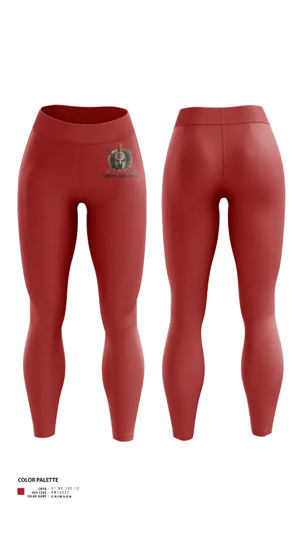Womens Leggings, 108th Air Defense Artillery Brigade, Army, Teamtime, Team time, sublimation, custom sports apparel, team uniforms, spirit wear, spiritwear, sports uniforms, custom shirts, team store, custom team store, fundraiser sports, apparel fundraiser