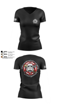 141 echo 27271231 Women's Short Sleeve V-neck Shirt - 6
