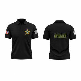 Short Sleeve Performance Polo, Financial Crimes, Police, Teamtime, Team time, sublimation, custom sports apparel, team uniforms, spirit wear, spiritwear, sports uniforms, custom shirts, team store, custom team store, fundraiser sports, apparel fundraiser