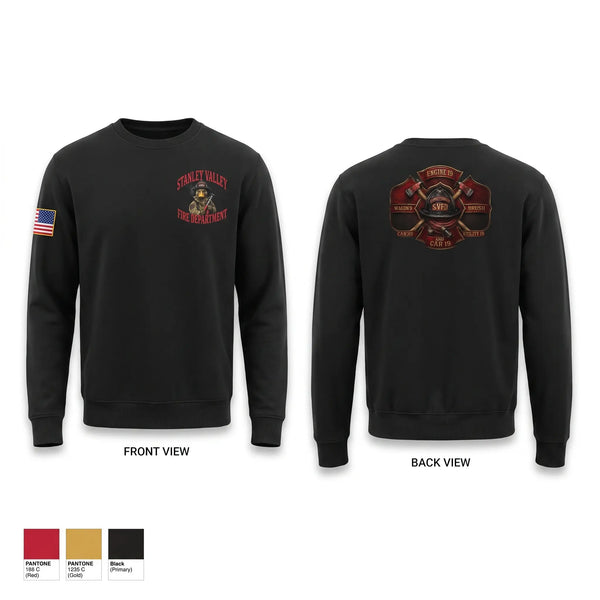 Crew Neck Sweatshirt, Jacob, Fire Department, Teamtime, Team time, sublimation, custom sports apparel, team uniforms, spirit wear, spiritwear, sports uniforms, custom shirts, team store, custom team store, fundraiser sports, apparel fundraiser