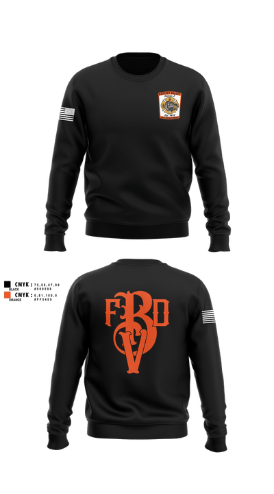 Baptist Valley Volunteer Fire Department  Crew Neck Sweatshirt - 1