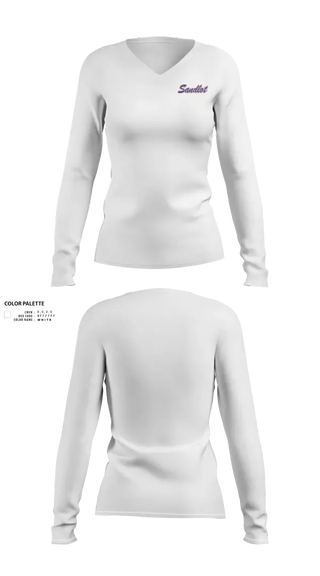 Womens Long Sleeve Vneck Shirt, Sandlot Softball, Softball, Teamtime, Team time, sublimation, custom sports apparel, team uniforms, spirit wear, spiritwear, sports uniforms, custom shirts, team store, custom team store, fundraiser sports, apparel fundraiser