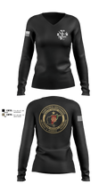 V2/5 95658861 Women's Long Sleeve V-neck Shirt - 2