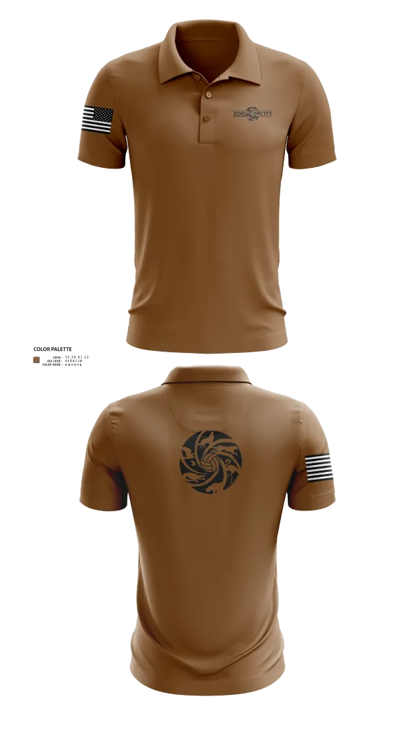 Short Sleeve Performance Polo, Zoo City, Women's Volleyball, Teamtime, Team time, sublimation, custom sports apparel, team uniforms, spirit wear, spiritwear, sports uniforms, custom shirts, team store, custom team store, fundraiser sports, apparel fundraiser