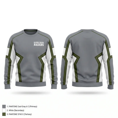 Silver Creek Raiders 80768140 Crew Neck Sweatshirt - 1