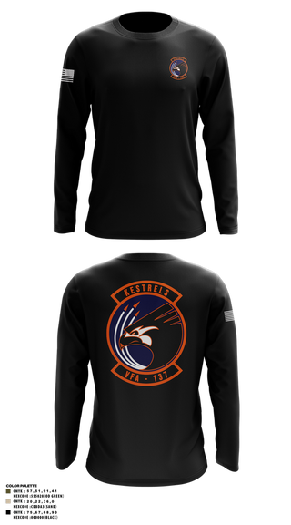 Long Sleeve Performance Shirt, Kestrels, Navy, Teamtime, Team time, sublimation, custom sports apparel, team uniforms, spirit wear, spiritwear, sports uniforms, custom shirts, team store, custom team store, fundraiser sports, apparel fundraiser