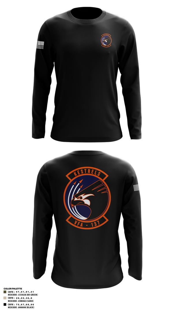 Long Sleeve Performance Shirt, Kestrels, Navy, Teamtime, Team time, sublimation, custom sports apparel, team uniforms, spirit wear, spiritwear, sports uniforms, custom shirts, team store, custom team store, fundraiser sports, apparel fundraiser