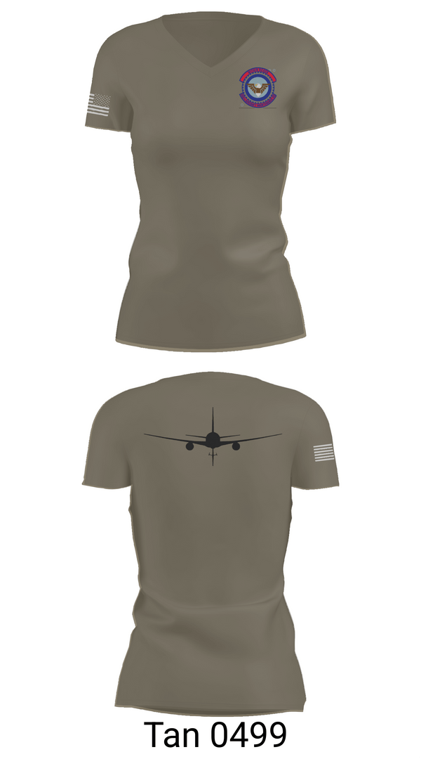 Womens Short Sleeve Vneck Shirt, 660 AMXS, Air Force, Teamtime, Team time, sublimation, custom sports apparel, team uniforms, spirit wear, spiritwear, sports uniforms, custom shirts, team store, custom team store, fundraiser sports, apparel fundraiser