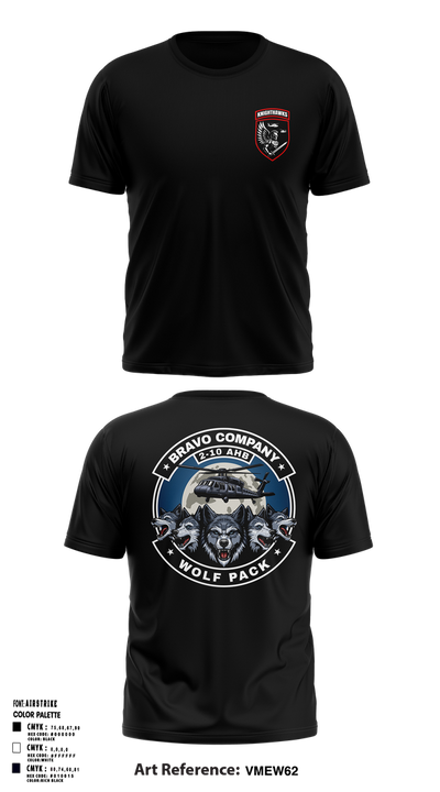 2-10 AHB Knighthawks Short Sleeve Performance Shirt - 13