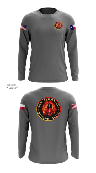 Long Sleeve Performance Shirt, San Fernando Boxing Club, Spirit Store, Teamtime, Team time, sublimation, custom sports apparel, team uniforms, spirit wear, spiritwear, sports uniforms, custom shirts, team store, custom team store, fundraiser sports, apparel fundraiser