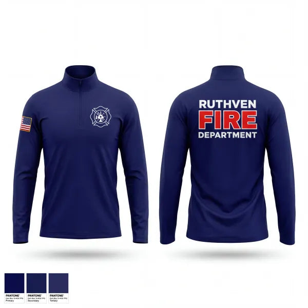 Windbreaker, Ruthven Fire Department, Fire Department, Teamtime, Team time, sublimation, custom sports apparel, team uniforms, spirit wear, spiritwear, sports uniforms, custom shirts, team store, custom team store, fundraiser sports, apparel fundraiser