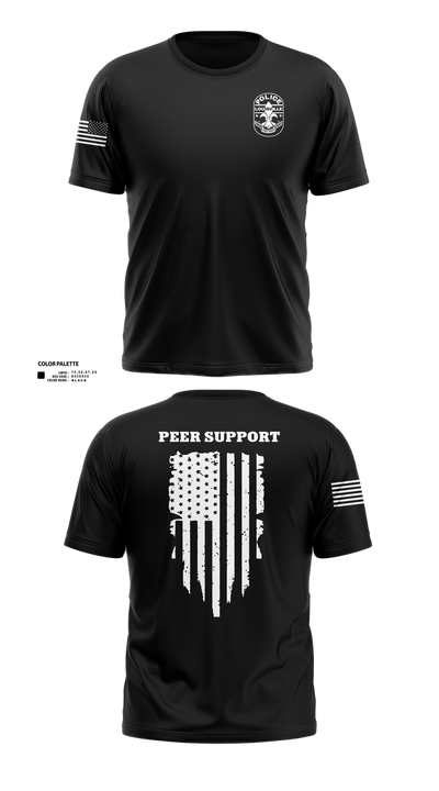 LMPD PEER SUPPORT 60613190 Old School Cotton Feel Shirt - 40