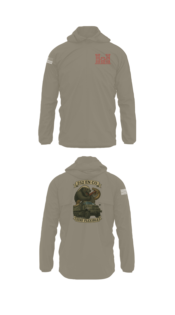 Windbreaker, 252 EN CO, National Guard, Teamtime, Team time, sublimation, custom sports apparel, team uniforms, spirit wear, spiritwear, sports uniforms, custom shirts, team store, custom team store, fundraiser sports, apparel fundraiser