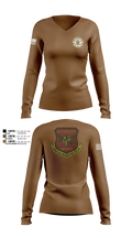 Evangeline Parish Sheriffs Office S.R.T Women's Long Sleeve V-neck Shirt - 102