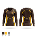 Padres Women's Long Sleeve V-neck Shirt - 1