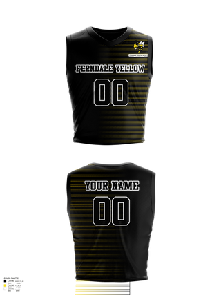 Mens Basketball Jersey, Ferndale Yellow Jackets, Men's Basketball, Teamtime, Team time, sublimation, custom sports apparel, team uniforms, spirit wear, spiritwear, sports uniforms, custom shirts, team store, custom team store, fundraiser sports, apparel fundraiser