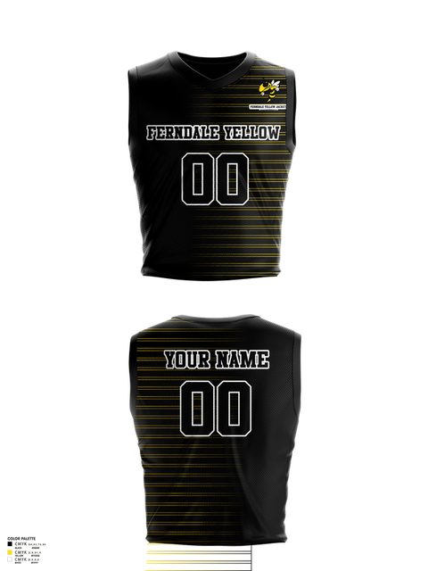 Mens Basketball Jersey, Ferndale Yellow Jackets, Men's Basketball, Teamtime, Team time, sublimation, custom sports apparel, team uniforms, spirit wear, spiritwear, sports uniforms, custom shirts, team store, custom team store, fundraiser sports, apparel fundraiser