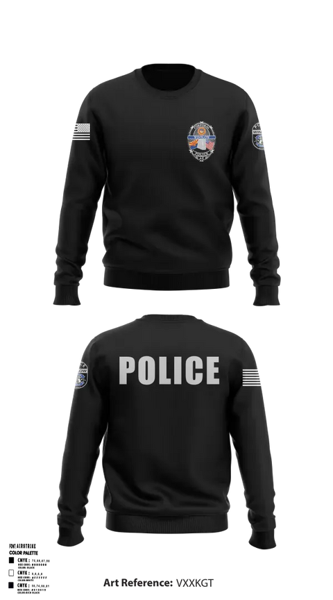 Crew Neck Sweatshirt, Winslow Police Department, Police, Teamtime, Team time, sublimation, custom sports apparel, team uniforms, spirit wear, spiritwear, sports uniforms, custom shirts, team store, custom team store, fundraiser sports, apparel fundraiser