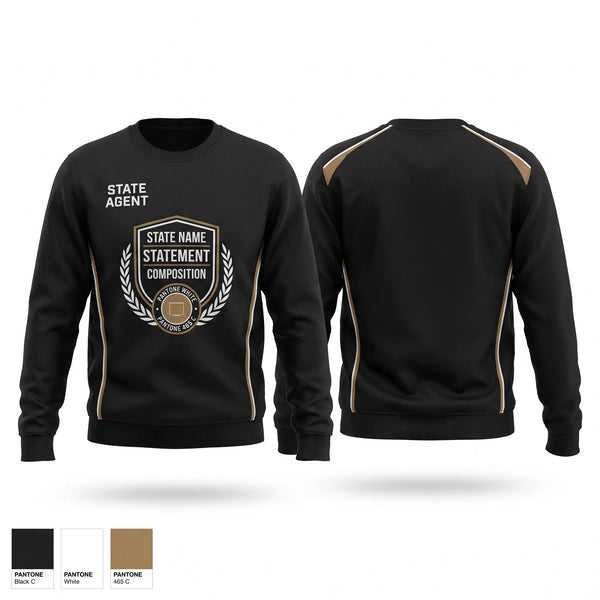 Crew Neck Sweatshirt, State agent, , Teamtime, Team time, sublimation, custom sports apparel, team uniforms, spirit wear, spiritwear, sports uniforms, custom shirts, team store, custom team store, fundraiser sports, apparel fundraiser