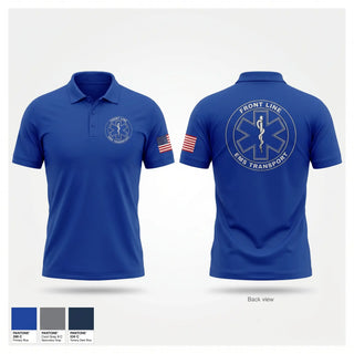 Short Sleeve Performance Polo, Frontline EMS Transport, EMS/EMT, Teamtime, Team time, sublimation, custom sports apparel, team uniforms, spirit wear, spiritwear, sports uniforms, custom shirts, team store, custom team store, fundraiser sports, apparel fundraiser