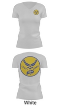 Samuel Clemens Tx-82 AFJROTC 43532927 Women's Short Sleeve V-neck Shirt - 12