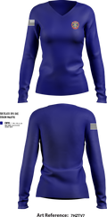 C-STARS 18124227 Women's Long Sleeve V-neck Shirt - 251