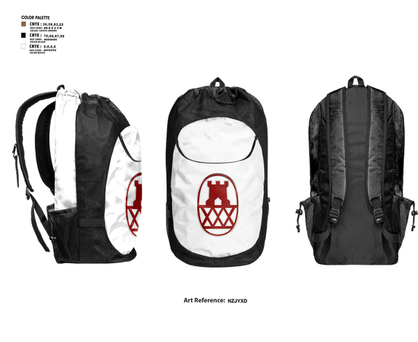 Gear Bag, HSC 130th MEB, Army, Teamtime, Team time, sublimation, custom sports apparel, team uniforms, spirit wear, spiritwear, sports uniforms, custom shirts, team store, custom team store, fundraiser sports, apparel fundraiser