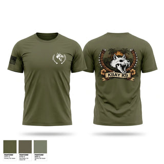 Old School Cotton Feel Shirt, MCBH PMO K9, Marines, Teamtime, Team time, sublimation, custom sports apparel, team uniforms, spirit wear, spiritwear, sports uniforms, custom shirts, team store, custom team store, fundraiser sports, apparel fundraiser