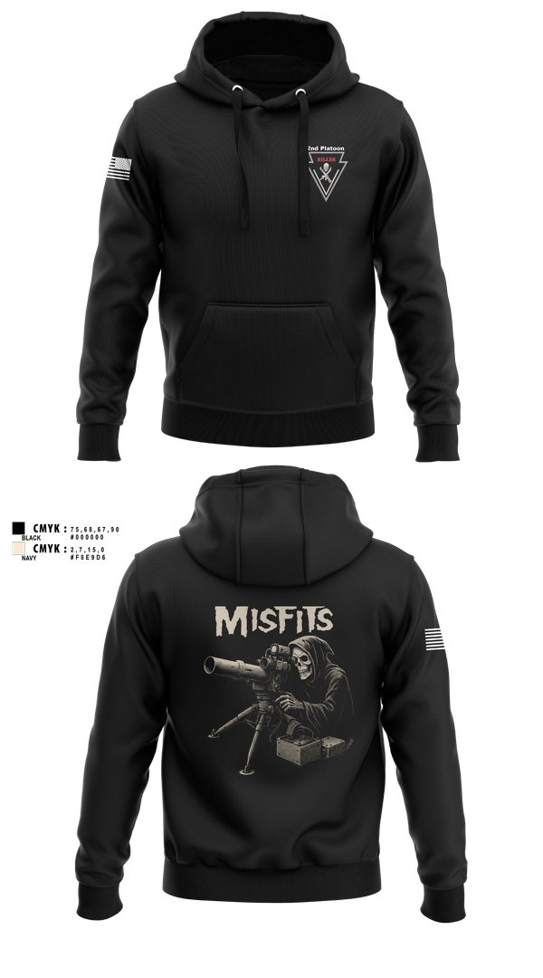 Hoodie, 2/11 killer troop, Army, Teamtime, Team time, sublimation, custom sports apparel, team uniforms, spirit wear, spiritwear, sports uniforms, custom shirts, team store, custom team store, fundraiser sports, apparel fundraiser