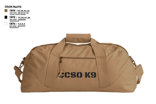 Duffle Bag, Chisago County K9 Unit, , Teamtime, Team time, sublimation, custom sports apparel, team uniforms, spirit wear, spiritwear, sports uniforms, custom shirts, team store, custom team store, fundraiser sports, apparel fundraiser