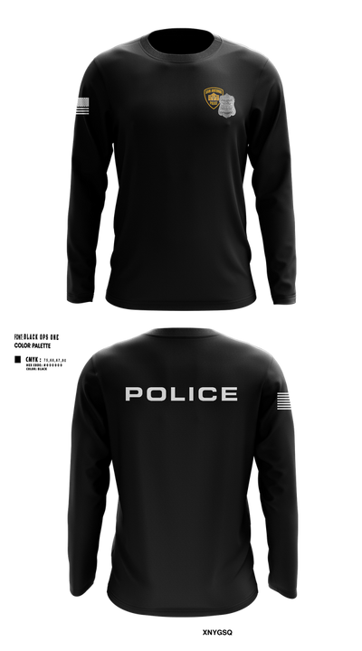 San Antonio Police Department 73330660 Long Sleeve Performance Shirt 101