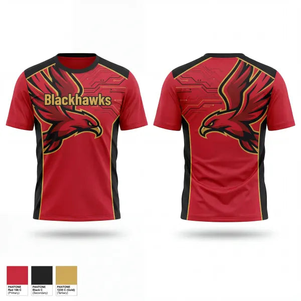 Short Sleeve Performance Shirt, Raleigh Blackhawks, Baseball, Teamtime, Team time, sublimation, custom sports apparel, team uniforms, spirit wear, spiritwear, sports uniforms, custom shirts, team store, custom team store, fundraiser sports, apparel fundraiser