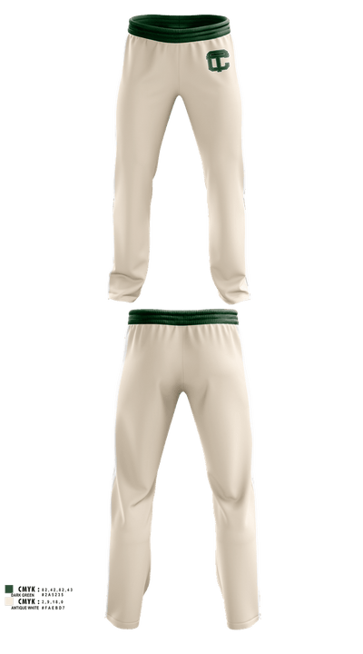 Cass Tech Girls Varsity Tennis Sweatpants - 1