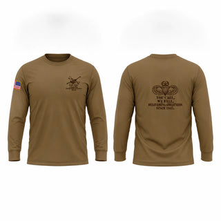 Long Sleeve Performance Shirt, Charlie Mechanics Fox FSC 1-319th AFar, Army, Teamtime, Team time, sublimation, custom sports apparel, team uniforms, spirit wear, spiritwear, sports uniforms, custom shirts, team store, custom team store, fundraiser sports, apparel fundraiser