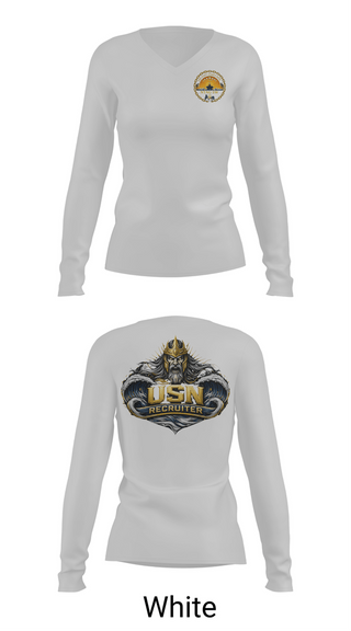 Womens Long Sleeve Vneck Shirt, NTAG SW, Navy, Teamtime, Team time, sublimation, custom sports apparel, team uniforms, spirit wear, spiritwear, sports uniforms, custom shirts, team store, custom team store, fundraiser sports, apparel fundraiser